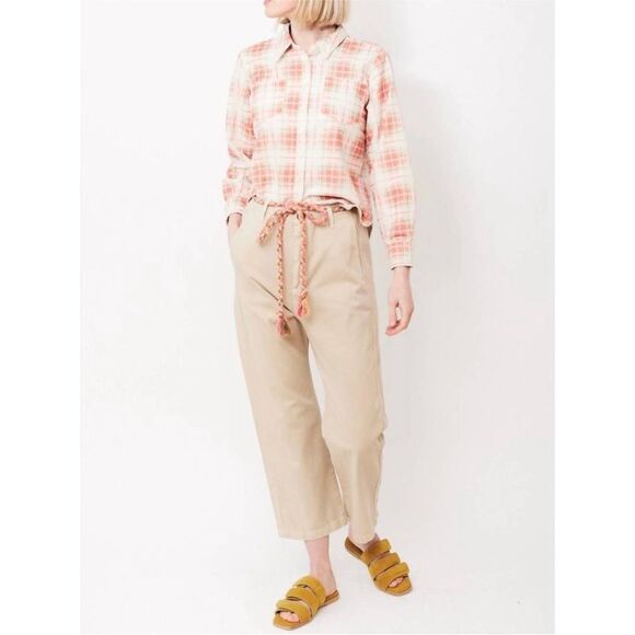 THE GREAT The Ranger pant in Vintage washed Khakis Sz 25 - Picture 4 of 10